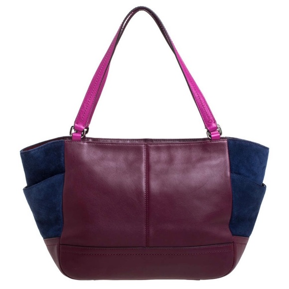 COACH PARK QUILTED COLORBLOCK CARRIE TOTE - Picture 3 of 9